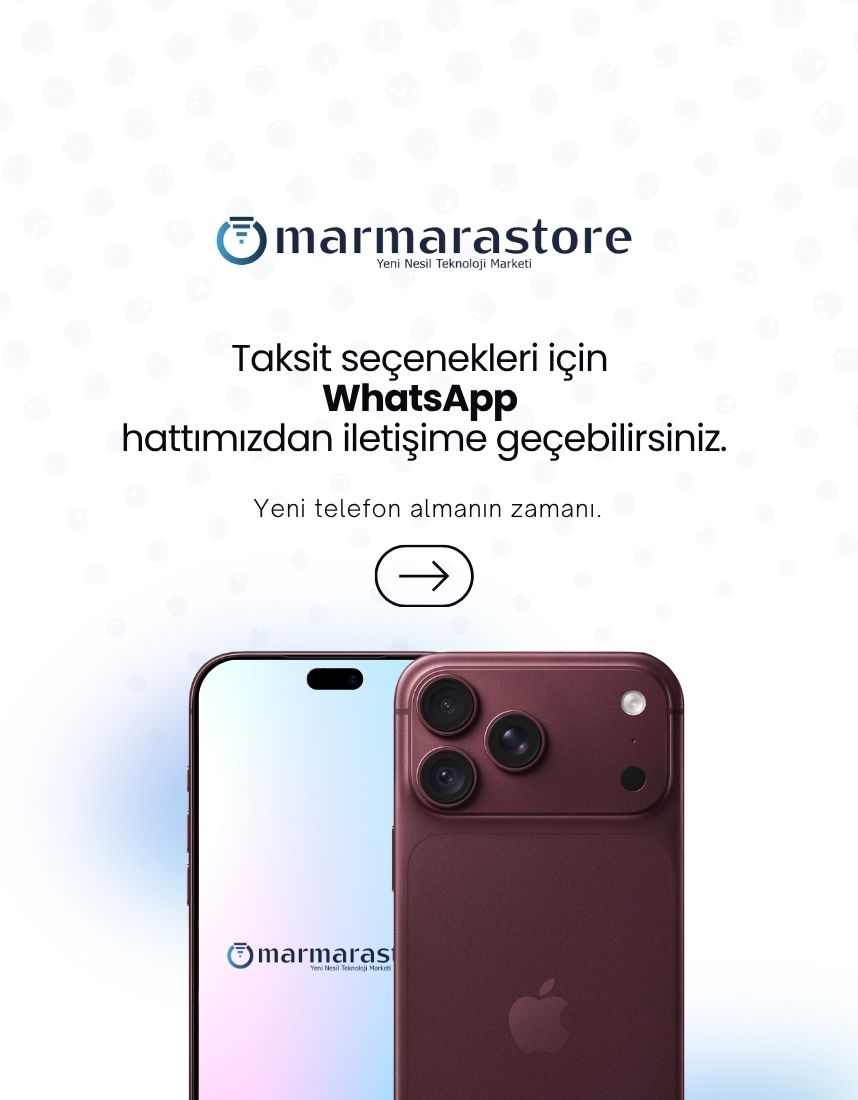 Taksit seçenekleri için WhatsApp hattımızdan iletişime geçebilirsiniz. Yeni telefon almanın zamanı.